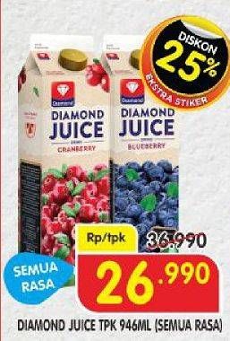 Promo Harga DIAMOND Juice All Variants 946 ml - Superindo