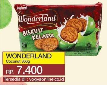 Promo Harga WONDERLAND Biscuit Kelapa 300 gr - Yogya