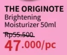 The Originote Moisturizer 50 ml Diskon 15%, Harga Promo Rp47.000, Harga Normal Rp55.500