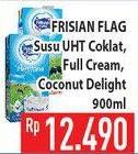 Promo Harga FRISIAN FLAG Susu UHT Purefarm Full Cream, Coconut Delight, Swiss Chocolate 900 ml - Hypermart