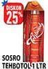 Promo Harga SOSRO Teh Botol Original 1000 ml - Hypermart