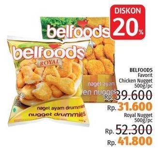 Promo Harga BELFOODS Nugget 500 gr - LotteMart