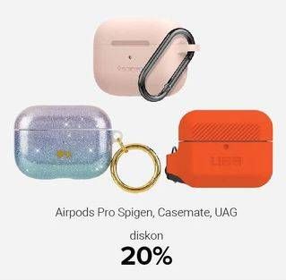 Promo Harga Spigen AirPods Case Silicone/Casemate Casemate AirPods Pro CreaturePods/UAG AirPods Pro Silicone Case  - Erafone