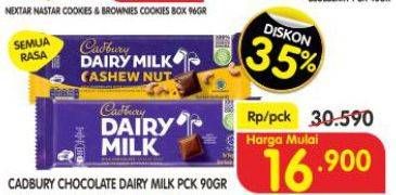 Promo Harga Cadbury Dairy Milk All Variants 90 gr - Superindo