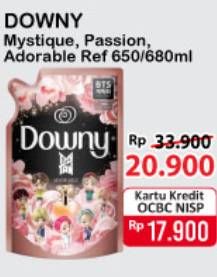 Promo Harga DOWNY TinyTAN Special Edition Adorable, Mystique, Passion 650 ml - Alfamart