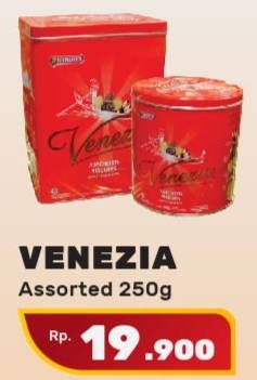 Promo Harga VENEZIA Assorted Biscuits 250 gr - Yogya
