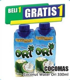 Promo Harga Cocomas ORI Coconut Water 330 ml - Hari Hari