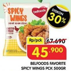 Promo Harga Belfoods Spicy Wings 500 gr - Superindo