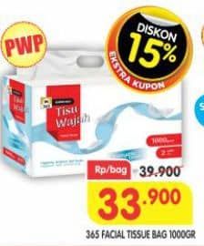 Promo Harga 365 Facial Tissue 1000 gr - Superindo
