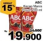 Promo Harga ABC Kecap Manis 700 ml - Giant