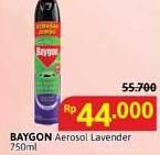 Promo Harga Baygon Insektisida Spray Silky Lavender 750 ml - Alfamidi