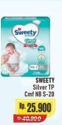 Promo Harga Sweety Silver Comfort Perekat NB-S20 20 pcs - Alfamart