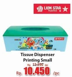 Promo Harga LION STAR Tissue Dispenser Printing Small  - Hari Hari