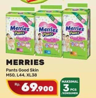 Promo Harga Merries Pants Good Skin M50, L44, XL38 38 pcs - Yogya