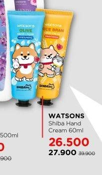 Promo Harga WATSONS Hand Cream Shibainc  - Watsons
