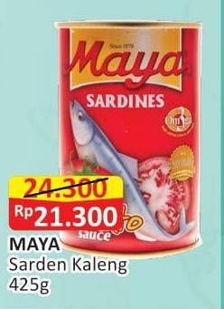 Promo Harga Maya Sardines 425 gr - Alfamart