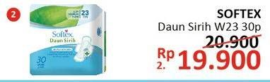 Promo Harga Softex Daun Sirih Wing 23cm 30 pcs - Alfamidi