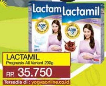 Promo Harga Lactamil Pregnasis Susu Bubuk Ibu Hamil All Variants 200 gr - Yogya