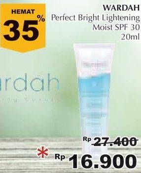 Promo Harga WARDAH Perfect Bright Lightening Moisturizer SPF 30 20 ml - Giant