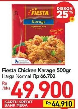 Promo Harga FIESTA Ayam Siap Masak Karage 500 gr - Carrefour