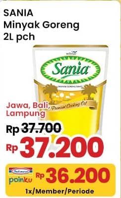 Promo Harga Sania Minyak Goreng 2000 ml - Indomaret