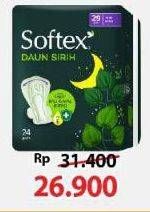Promo Harga Softex Daun Sirih 29cm, 36cm 18 pcs - Alfamart