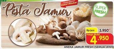 Promo Harga Aneka Jamur Segar  - Superindo