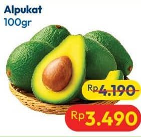 Promo Harga Alpukat per 100 gr - Hypermart