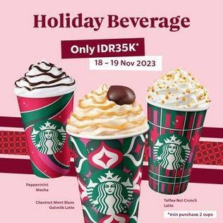 Promo Harga Starbucks Minuman Kopi  - Starbucks