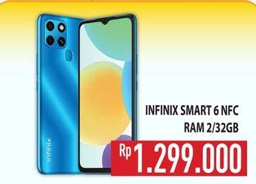 Promo Harga Infinix Smart 6 X6511B 2/32GB  - Hypermart