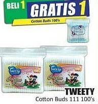 Promo Harga TWEETY Cotton Buds ART 111 100 pcs - Hari Hari