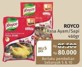 Promo Harga ROYCO Penyedap Rasa per 5 pcs 460 gr - Lotte Grosir