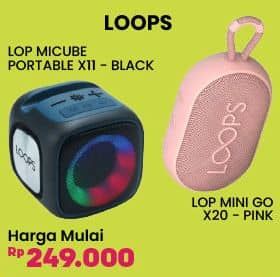 Promo Harga Loops Lop Micube Portable X11 - Black / Lop Mini Go X20 - Pink  - COURTS