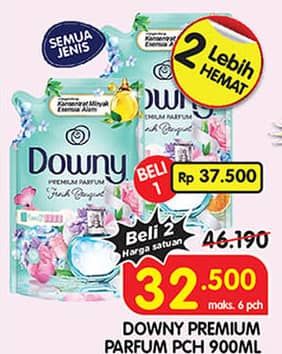 Promo Harga Downy Premium Parfum All Variants 900 ml - Superindo