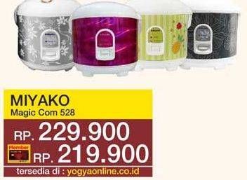 Promo Harga MIYAKO Magic Com 528  - Yogya