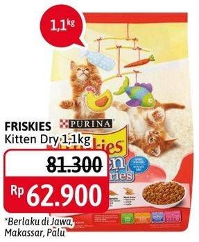 Promo Harga FRISKIES Cat Treats Kitten Dry 1100 gr - Alfamidi