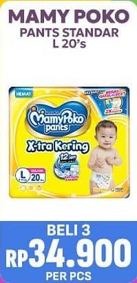 Promo Harga Mamy Poko Pants Xtra Kering L20 20 pcs - Indomaret