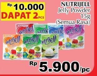Promo Harga NUTRIJELL Jelly Powder All Variants per 2 sachet 15 gr - Giant
