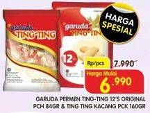 Promo Harga GARUDA Ting Ting Original 84gr/Ting Ting Kacang 160gr  - Superindo