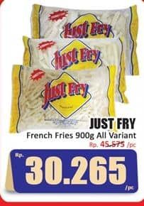Promo Harga Just Fry French Fries All Variants 900 gr - Hari Hari