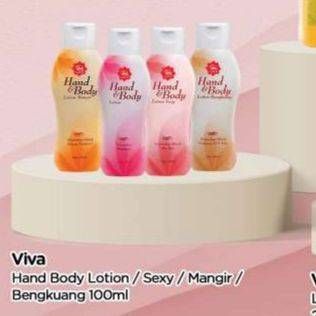 Promo Harga Viva Hand Body Lotion Lotion, Sexy, Mangir, Bengkoang 100 ml - TIP TOP
