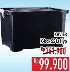 Promo Harga XAVIER X-box Container 55000 ml - Hypermart