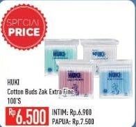 Promo Harga HUKI Cotton Buds Extra Fine 100 pcs - Hypermart
