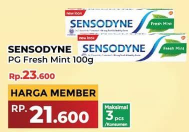 Promo Harga Sensodyne Pasta Gigi Fresh Mint 100 gr - Yogya