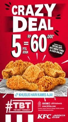 Promo Harga Crazy Deal  - KFC