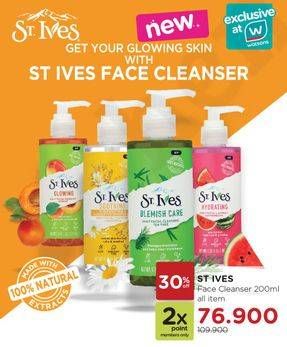 Promo Harga ST IVES Daily Cleanser All Variants 200 ml - Watsons