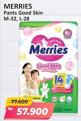 Promo Harga Merries Pants Good Skin M32, L28 28 pcs - Alfamart
