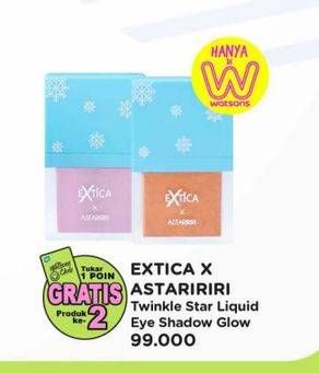 Promo Harga Extica Twinkle Star Liquid Eyeshadow x Astariri  - Watsons