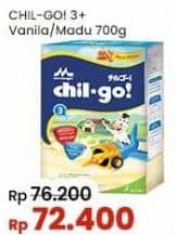 Promo Harga Morinaga Chil Go Bubuk 3+ Vanilla, Madu 700 gr - Indomaret