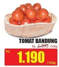 Promo Harga Tomat Bandung per 100 gr - Hari Hari